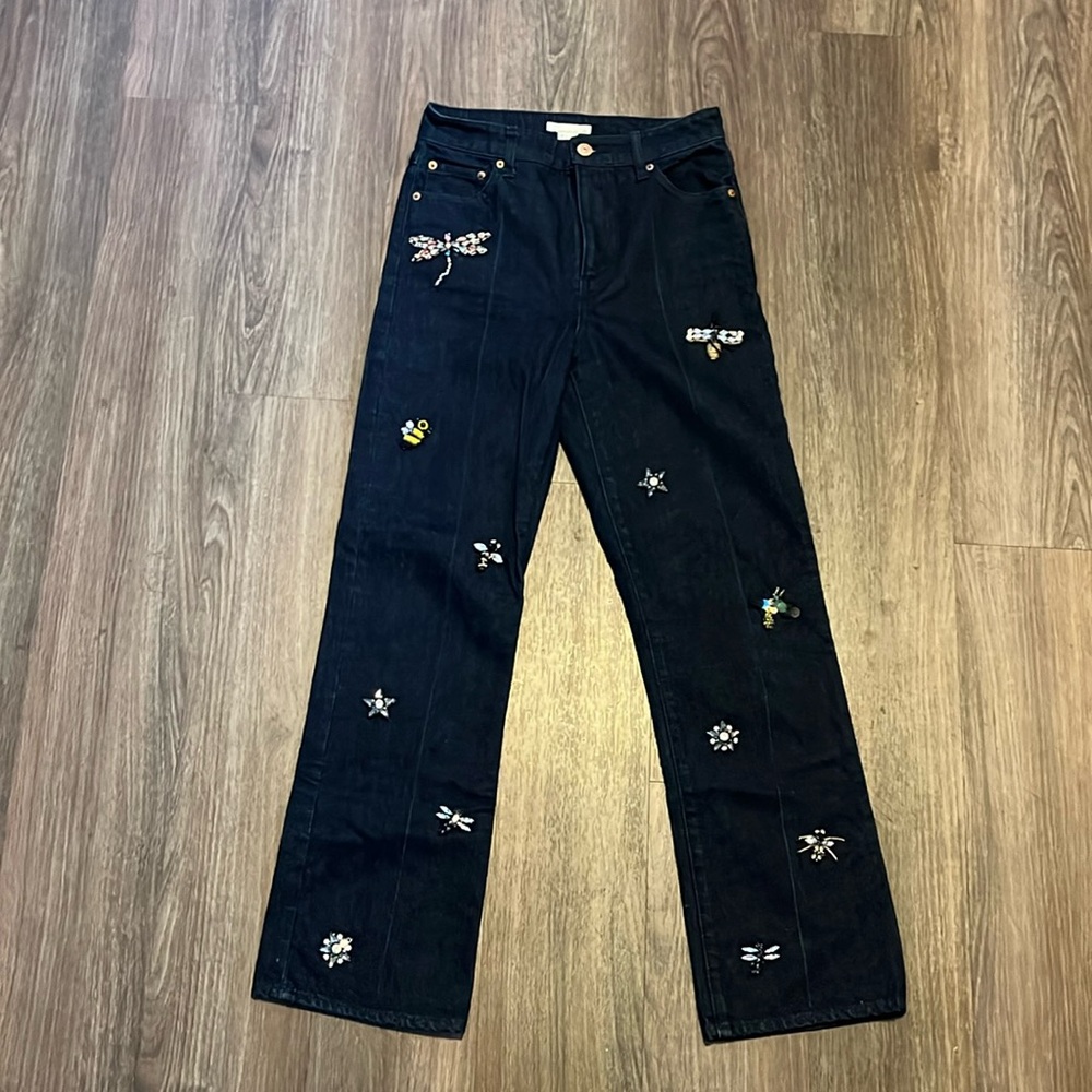 H&M Embellished Jeans